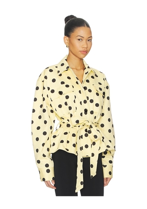 FranÃ§oise Wanda Overshirt in Yellow. Size 34. Also in 36.