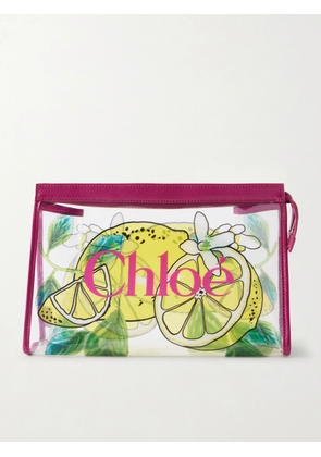 Chloé - Printed Pvc Clutch - Multi - One size