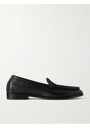 Bottega Veneta - Silenzio Leather Loafers - Black - IT36,IT37,IT37.5,IT38,IT38.5,IT39,IT39.5,IT40,IT41,IT42