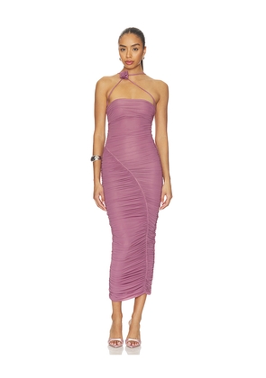 Maygel Coronel Muralla Dress in Mauve. Size S/M. Also in M/L, XL/XXL.
