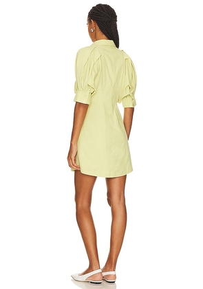 SOVERE Hush Shirt Dress in Sage. Size XL. Also in XS, S.