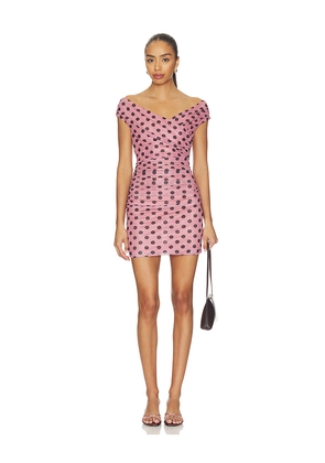 MADISON THE LABEL Polina Mini Dress in Pink. Size XS. Also in S, M, L.