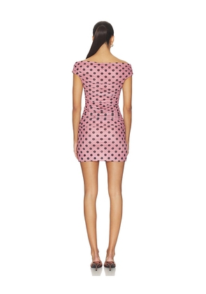 MADISON THE LABEL Polina Mini Dress in Pink. Size XS. Also in S, M, XL.