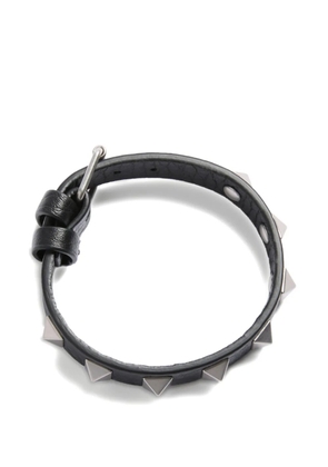 Valentino Garavani Val Rockstud leather bracelet - Black