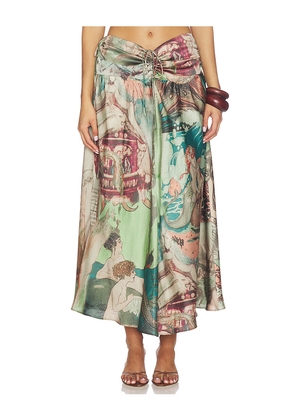 Tyler McGillivary Cordelia Skirt in Sage. Size S. Also in XS, M, L.