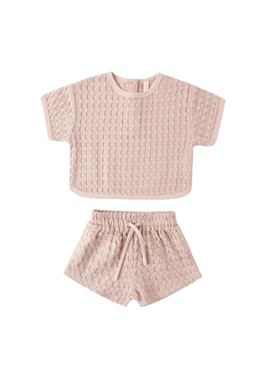 QUINCY MAE Jayden Set in Pink. Size 12-18M. Also in 18-24M, 2-3yr, 4-5yr.