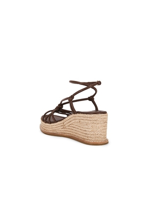 PAIGE Julian Espadrille in Brown. Size 6. Also in 8, 8.5, 9.