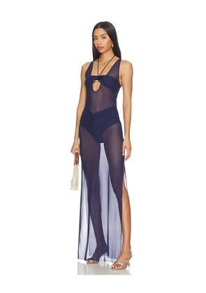 Shani Shemer Esme Maxi Dress in Navy. Size XS. Also in L, M, S.