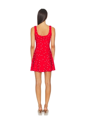 Tularosa Adalyn Mini Dress in Red. Size XXS. Also in L, M, S, XL, XS.