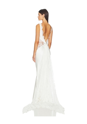 retrofete Analuisa Dress in Ivory. Size S. Also in M, L.