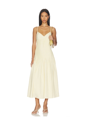 Rue Sophie Fleursonne Dress in Yellow. Size S. Also in XS, M, L.