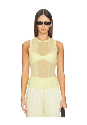SEROYA Jori Top in Yellow. Size XXS. Also in XS, S, M, L, XL.
