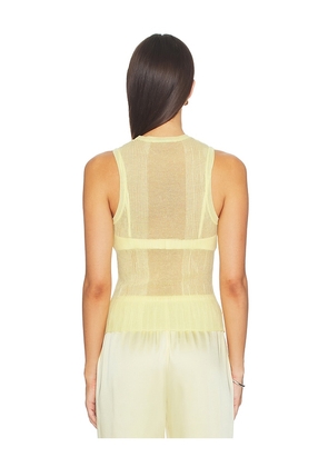 SEROYA Jori Top in Yellow. Size XXS. Also in XS, S, M, L.