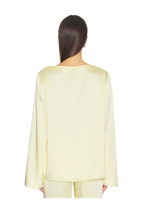 SEROYA Blaine Blouse in Yellow. Size XXS. Also in S, M, L.