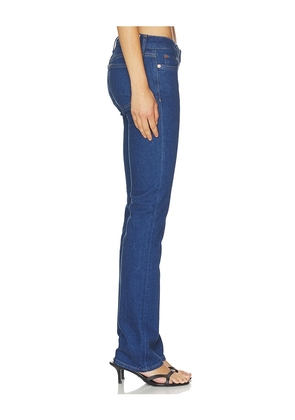 RE/DONE The Lean Straight Leg Jeans in Blue. Size 23. Also in 24, 25, 26, 27, 28, 29, 30, 31, 32.