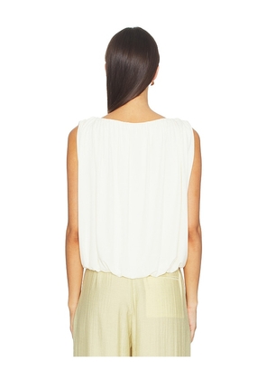 Vince Bubble Top in Ivory. Size XS. Also in L, XL.