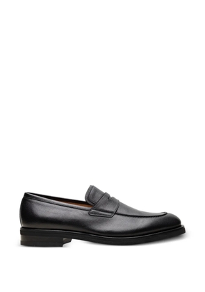 Ferragamo leather loafers - Black