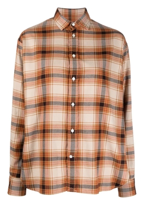 Polo Ralph Lauren plaid-check pattern shirt - Brown