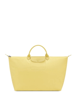 Longchamp large Le Pliage travel bag - Yellow