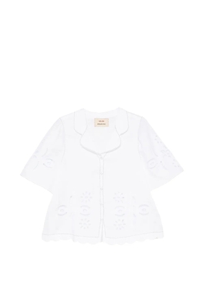Vita Kin Balthazar broderie-anglaise blouse - White