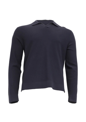 Theory knitted collared sweater - Blue