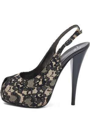 Giuseppe Zanotti Vintage 145mm leather pumps - Black