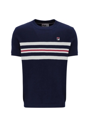Fila Gerardo stripe-detail T-shirt - Blue