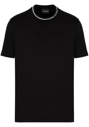 Emporio Armani logo-print T-shirt - Black