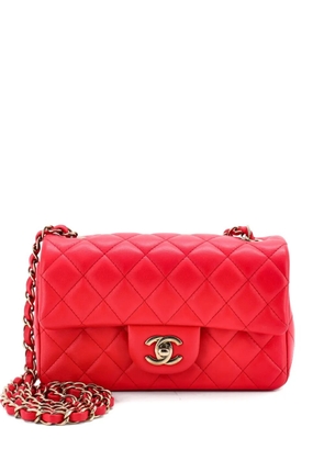 CHANEL Pre-Owned Classic Single Flap Bag Quilted Lambskin Mini crossbody bag - Pink