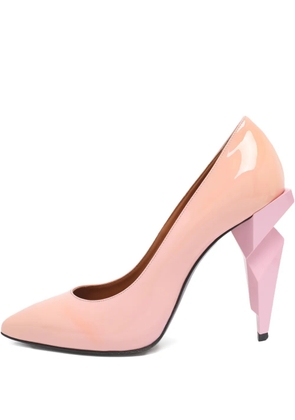 Fendi Pre-Owned patent-leather heeled pumps - Pink