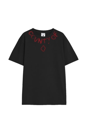 COUNTY OF MILAN logo-print T-shirt - Black