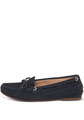 Tod's Vintage suede loafers - Blue