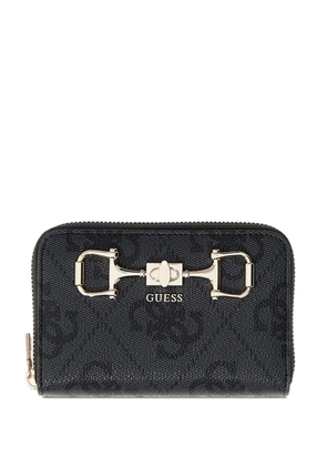 GUESS USA logo-monogram horsebit wallet - Black