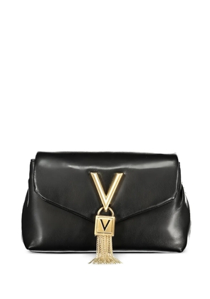 MARIO VALENTINO V-logo tassel-detail shoulder bag - Black