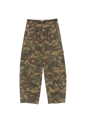 Citizens of Humanity Flight camouflage-print straight trousers - Green