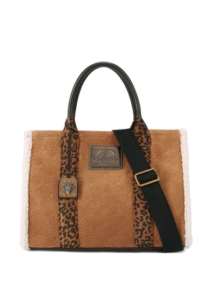 Kurt Geiger London Southbank suede tote bag - Brown