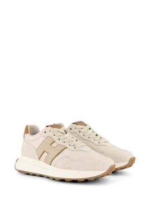 Hogan H-logo panelled sneakers - Neutrals