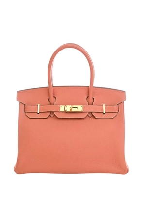 Hermès Pre-Owned 2014 Togo Birkin Retourne 30 handbag - Orange