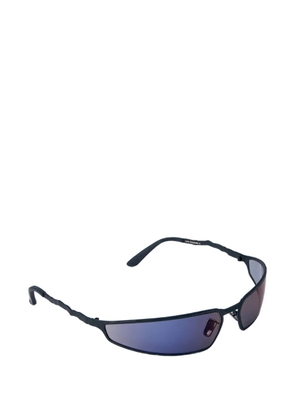 Kuboraum Mask H34 rectangle-frame sunglasses - Blue