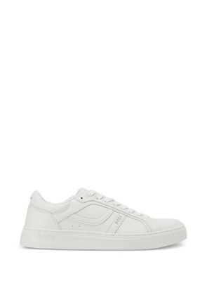 BOSS logo-print sneakers - White
