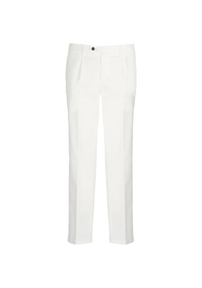 Briglia 1949 pleated pressed-crease trousers - White
