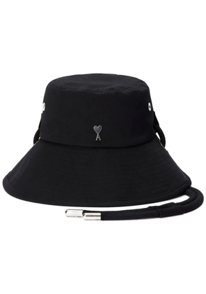 AMI Paris Ami de Coeur bucket hat - Black