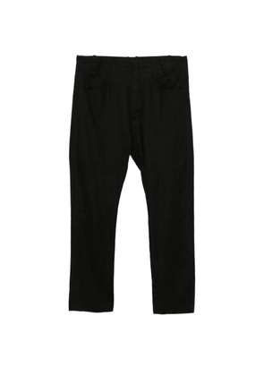 Label Under Construction cotton trousers - Black