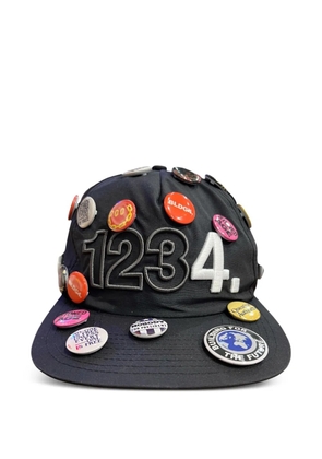 BLDG4 Iceberg pin-embellished hat - Black