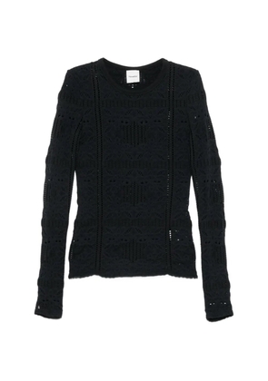 Nanushka Lymee long-sleeve top - Black
