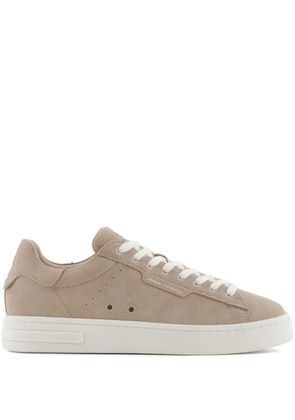 Armani Exchange suede sneakers - Neutrals