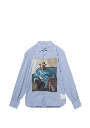 Junya Watanabe MAN Maria Santangelo graphic-print shirt - Blue