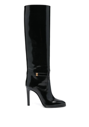 Saint Laurent Pre-Owned 100mm Linda boots - Black
