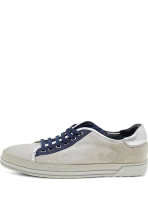Tod's Vintage leather sneakers - Grey