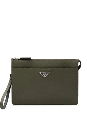 Prada saffiano leather pouch - Black